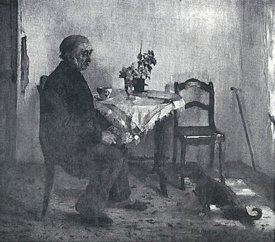 Old Man in the Room by Lovis Corinth